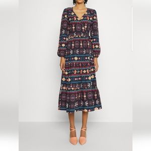 Never Fully Dressed Cedar Wrap Dress Sz 12